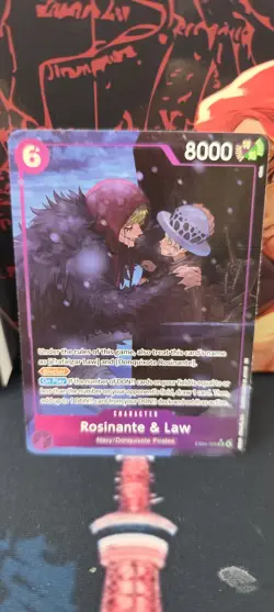 One Piece TCG Rosinante & Law Alt Art AA EB04-038 SR NM OP14 Eng Card Game CCG - Image 1