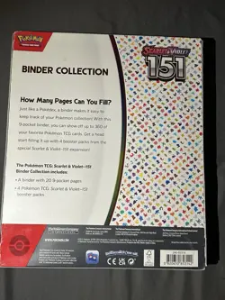 Pokemon TCG: Scarlet & Violet 151 Binder Collection 4x Packs New Factory Sealed 820650853142 - Image 2