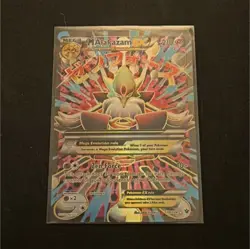 Pokemon M Alakazam EX 118/124 Fates Collide Ultra Rare Full Art Holo 2016 - Image 1