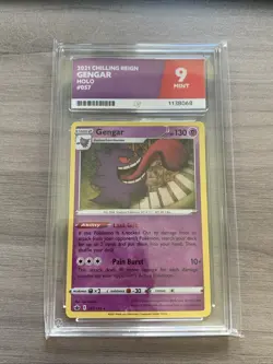 Pokemon Card - Gengar Holo - Chilling Reign 057/198 Graded Ace 9 - Image 1