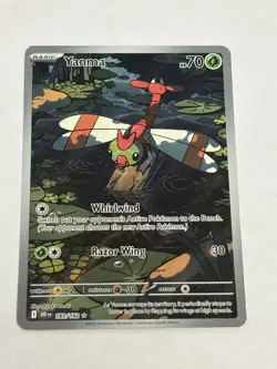 Pokemon TCG Yanma Holo Card Illustration Rare, 183/182, Sv10: Destined Rivals - Image 2