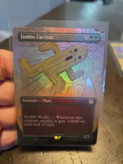 Jumbo Cactuar (Borderless) Final Fantasy Foil - Image 1