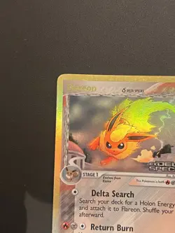Pokemon Flareon 5/113 EX Delta Species Reverse Holo Rare 2005 TCG Card - Image 5