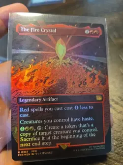 The Fire Crystal (Borderless) Final Fantasy Foil - Image 1