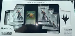 Magic The Gathering Final Fantasy Deck Builder Box. Mtg. New Sealed. 6 Packs - Image 1
