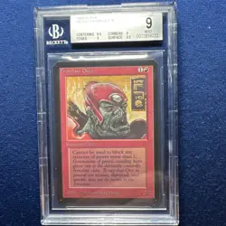 MTG Alpha C R Ironclaw Orcs BGS 9 MINT (9.5 surface) original 1993 - Image 1