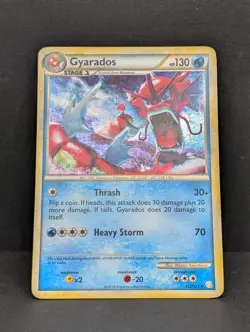 Gyarados Shiny Red 123/123 Heartgold & Soulsilver Holo Rare Pokemon TCG LP - Image 3