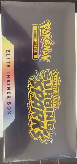 Pokemon TCG Scarlet & Violet Surging Sparks Elite Trainer Box ETB Sealed - Image 1