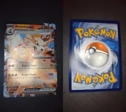 Arcanine ex 032/198 Double Rare Scarlet & Violet Pokemon Holo Near Mint - Image 1