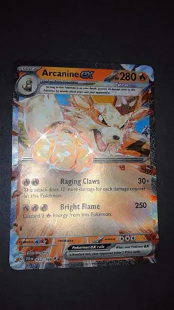 Arcanine ex 032/198 Double Rare Scarlet & Violet Pokemon Holo Near Mint - Image 2