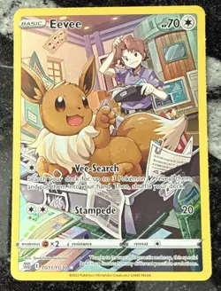 Eevee TG11/TG30 SWSH09: Brilliant Stars Trainer Gallery Ultra Rare Pokemon TCG - Image 1