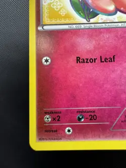 Pokemon Flabebe Generations RC17/RC32 Common Regular 40 HP Basic Razor Leaf - Image 4