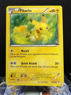 POKEMON PIKACHU 26/83 XY GENERATIONS NON HOLO LP - Image 1