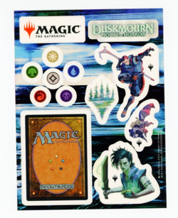 Magic the Gathering Duskmourn Promo Sticker Sheet 2024 - Image 1