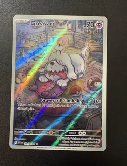 Greavard 214/198 SV01 Scarlet & Violet Illustration Rare Holo EN 70 HP 2023 - Image 1