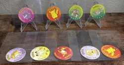 Vintage 1998 Pokemon Cardboard Coin Pog lot - Image 1