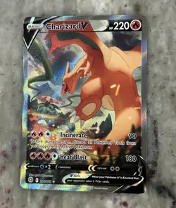 Pokemon TCG Charizard V Alternate Art 154/172 Brilliant Stars NM - Image 1