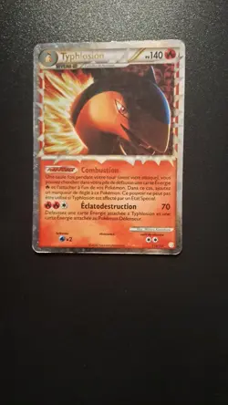 carte pokemon Typhlosion Prime 110/123 HeartGold et SoulSilver Francaise - Image 1