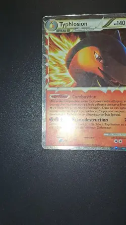 carte pokemon Typhlosion Prime 110/123 HeartGold et SoulSilver Francaise - Image 2
