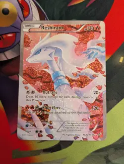 Reshiram Full Art RC22/RC25 Legendary Treasures: Radiant Collection Holo NM - Image 1