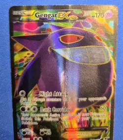 Pokemon TCG Gengar EX 114/119 Phantom Forces Full Art Ultra Rare Holo XY - HP - Image 3