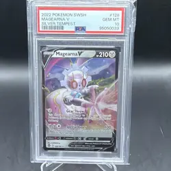 Pokemon Magearna V 128/195 Silver Tempest Holo 2022 PSA 10 Ultra Rare - Image 1