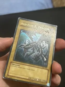 Yugioh Red-Eyes Black Dragon SDJ-001 Unlimited Edition Holo Rare Yu-Gi-Oh! - Image 3