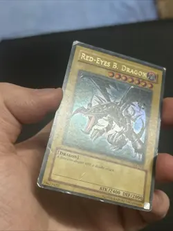Yugioh Red-Eyes Black Dragon SDJ-001 Unlimited Edition Holo Rare Yu-Gi-Oh! - Image 4