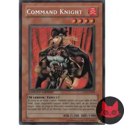 Yugioh Command Knight CT1-EN003 Secret Rare Limited Edition LP - Image 1