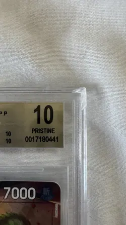 BGS 10 Roronoa Zoro OP-06 2022 One Piece Pre-Release Winner Stamped Foil - Image 3