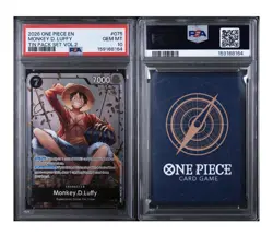 ENGLISH ONE PIECE PROMOS TIN PACK SET VOL.2 075 MONKEY D. LUFFY PSA 10 🔥📈 - Image 3