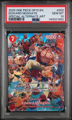 One Piece - Edward.Newgate SP ST15-002 Alt Art OP-10 Royal Blood English PSA 10 - Image 1