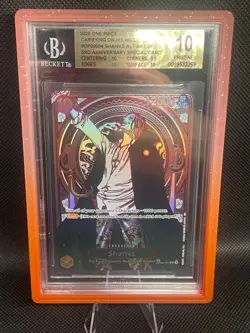 One Piece Carrying on His Will Shanks Gold Foil SP Beckett 10 OP09-004 - Image 2