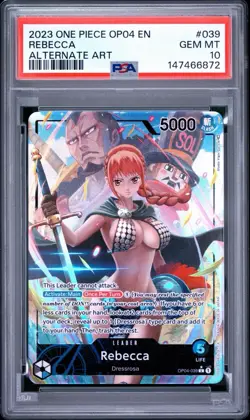 Rebecca (039) (Alternate Art) OP04-039 Kingdoms of Intrigue Foil - Image 1