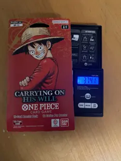 One Piece OP-13 CARRYING ON HIS WILL Sleeved Booster Pack - Heavy - 37.41g 🔥🔥 - Image 1