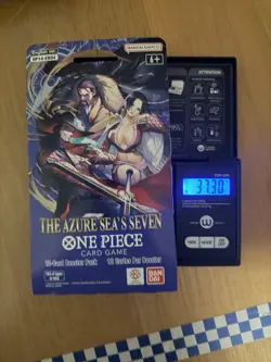 One Piece OP-14 The Azure Sea’s Seven Sleeved Booster Pack - Heavy - 37.30g 🔥🔥 - Image 1
