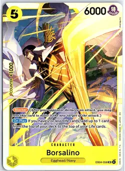 Borsalino EB04-058 NM One Piece CCG Adventure on Kami's Island - Image 1