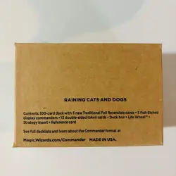 Magic The Gathering Secret Lair Raining Cats and Dogs Commander Deck New MTG SLD - Image 3