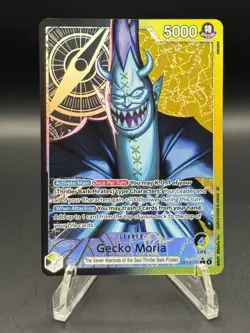 Gecko Moria Leader Alt Art OP14-080 THE AZURE SEA'S SEVEN One Piece TCG English - Image 1