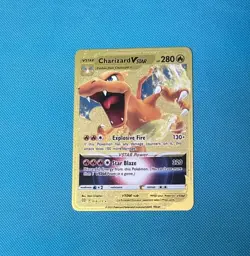 Pokemon TCG Charizard VSTAR Holo Ultra Rare Card Brilliant Stars 18/172 Metal - Image 1