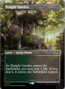 Temple Garden (Borderless) Ravnica Remastered Regular - Image 1