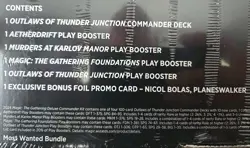 Magic The Gathering Outlaws Thunder Junction Deluxe Commander Kit - Most Wanted - Image 3