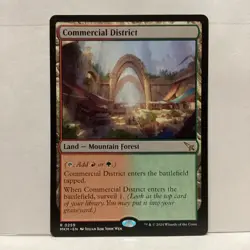 MTG Commercial District Magic: The Gathering Murders at Karlov Manor Rare #0259 - Image 1