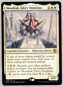 Mondrak, Glory Dominus 023/271 Mythic Non Foil All Will Be One MTG NM - Image 1