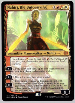 Nahiri, the Unforgiving 211/271 Mythic Non Foil All Will Be One MTG NM - Image 1