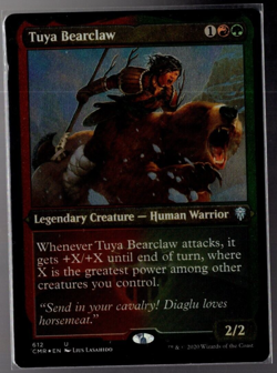 Tuya Bearclaw 612 Uncommon Foil Etched Commander Legends Magic The Gathering NM - Image 1
