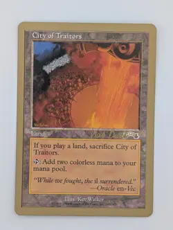 City of Traitors - Excellent - World Championship (Kai Budde) - MTG - Image 1