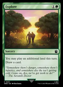 MTG Explore - Foil, Doctor Who, Lightly Played, English - Image 1