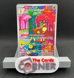 Sawsbuck Illustration Rare 166/162 Pokemon Temporal Forces NM - Image 1