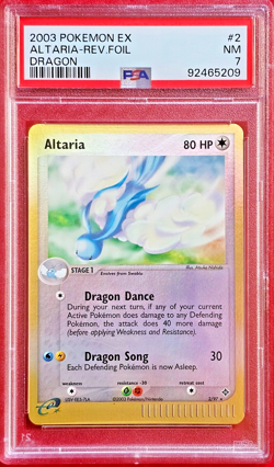 PSA 7 Altaria [Reverse Holo] #2 Pokemon e-Reader (EX Dragon) - Image 1